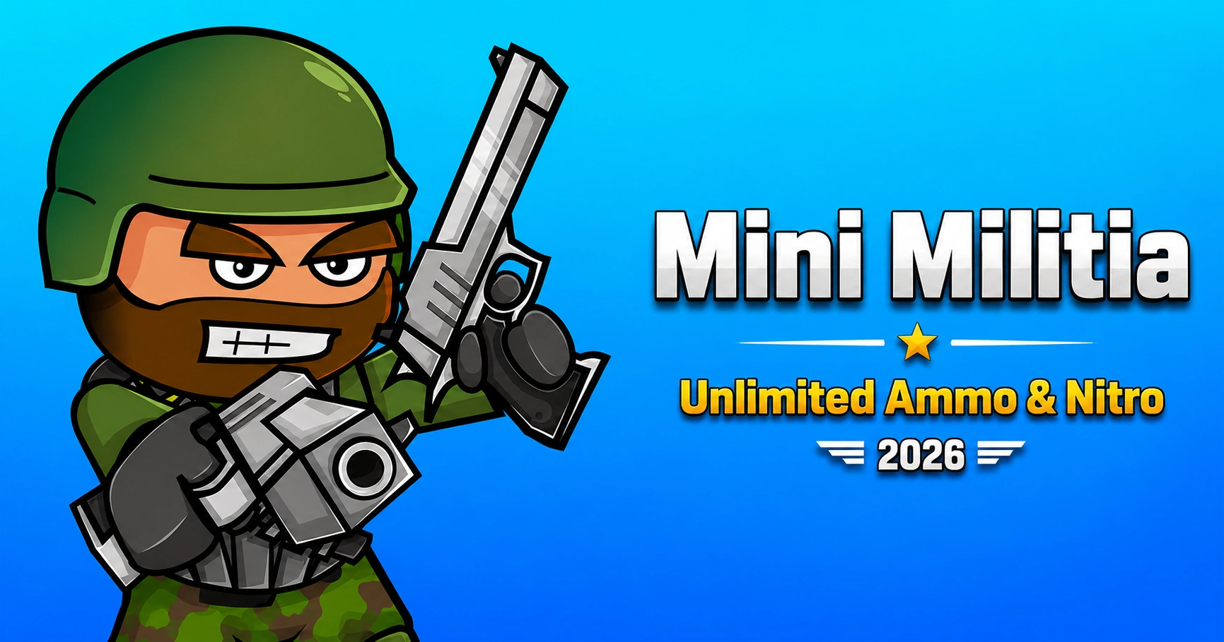 Mini Minitary Mini Militia APK Download (Unlimited Ammo And Nitro) 2026